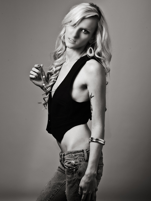 Female model photo shoot of Kristin Short by Derek Neufarth