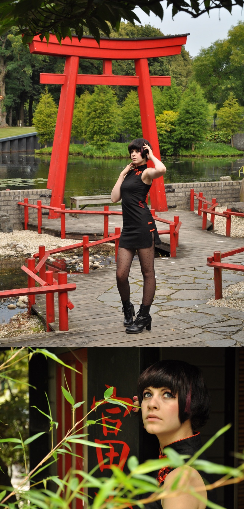 Female model photo shoot of Santi_chan in Netherlands environment park