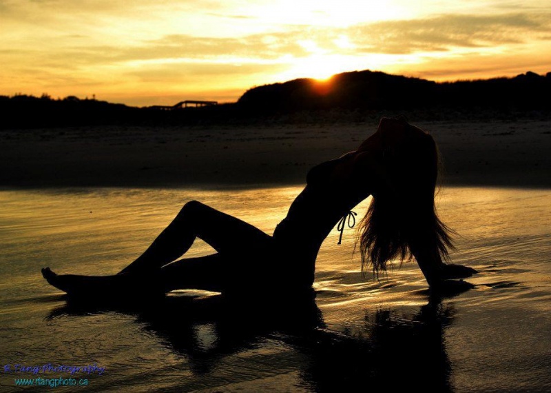 Female model photo shoot of Sammy Fralick in crystal cresent beach