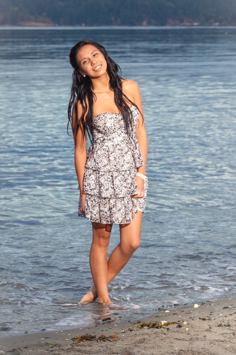 Female model photo shoot of Chelsea Hanson by Tony Temporary in Departure Bay Beach Nanaimo