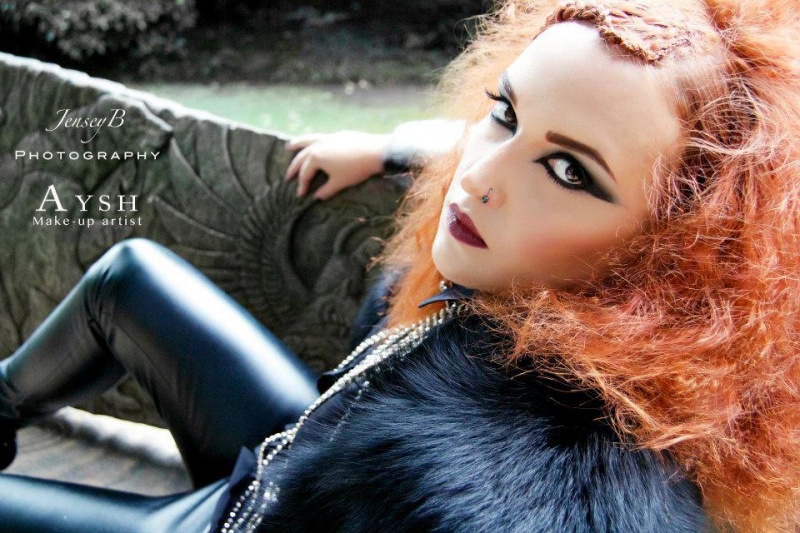 Female model photo shoot of Aysh MUA