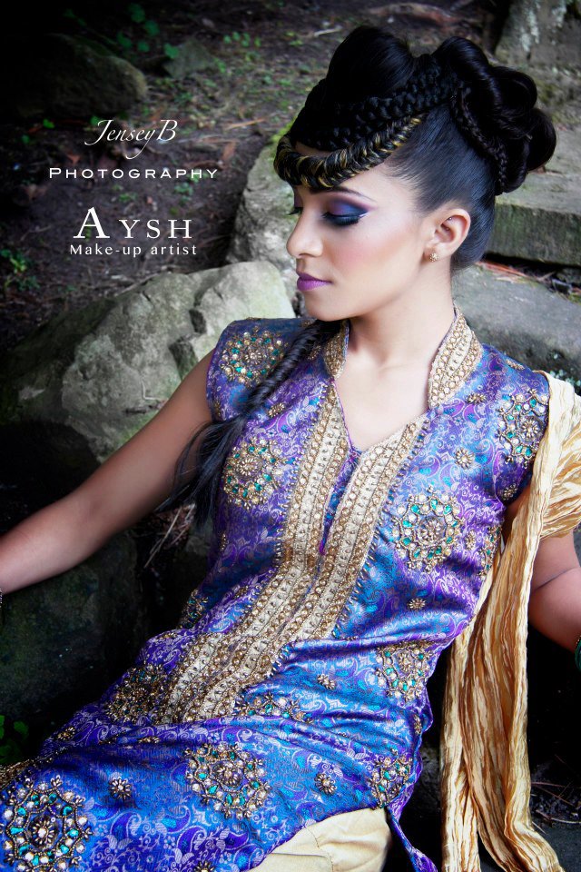 Female model photo shoot of Aysh MUA