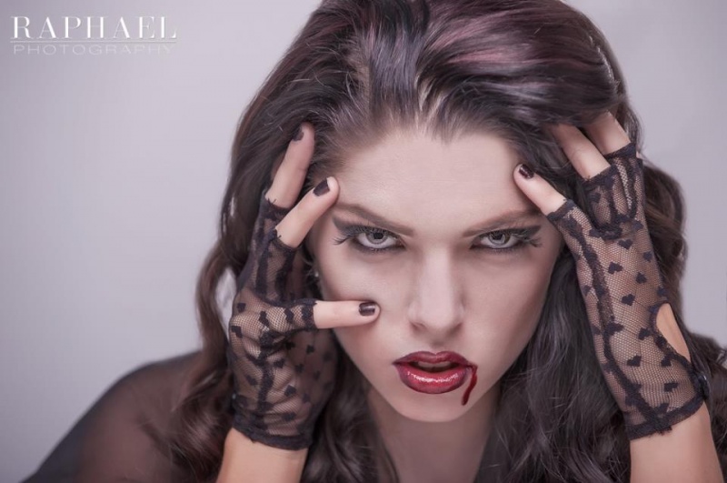 Female model photo shoot of Kayla Huston by Juan Prieto Photography, makeup by Ciara Abston MUA