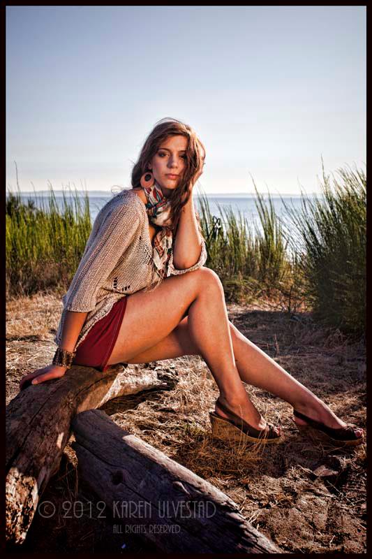 Female model photo shoot of Kayla Annalise by K Ulvestad Photography in A Hidden Gem, WA