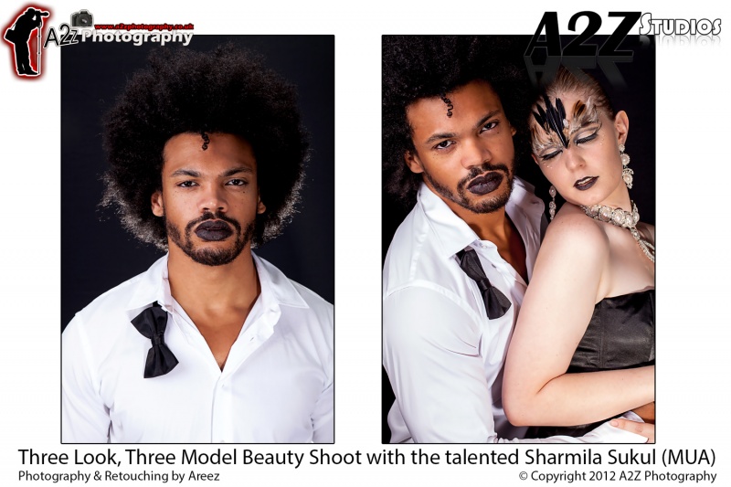 Male and Female model photo shoot of A2ZPhotography, Dave Beech and Laurel Lee in A2Z Studios - NW LONDON