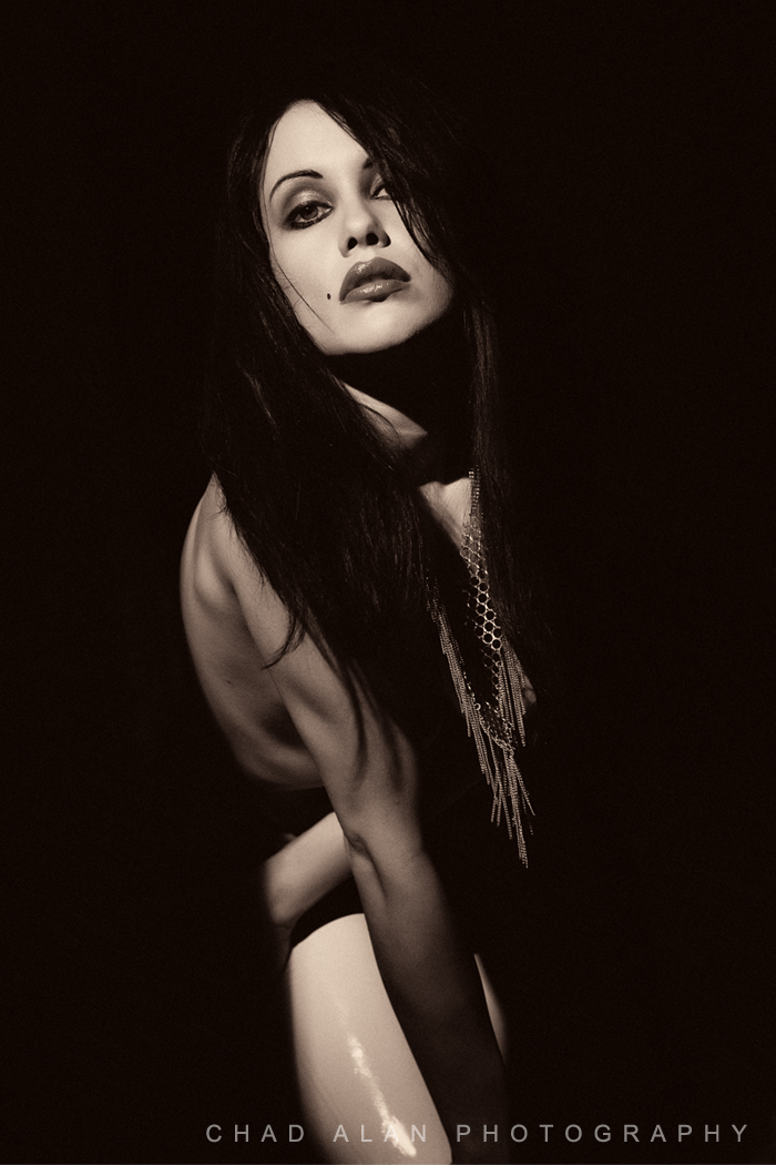 Female model photo shoot of Tasia Noir by ChadAlan