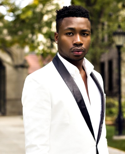 Male model photo shoot of Malcolm Brown  in University of Chicago