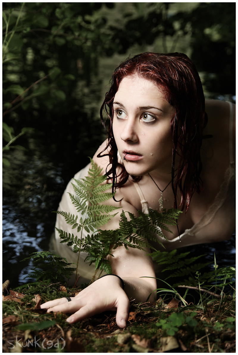 Female model photo shoot of shadowsphere in Ludwigshafen GERMANY