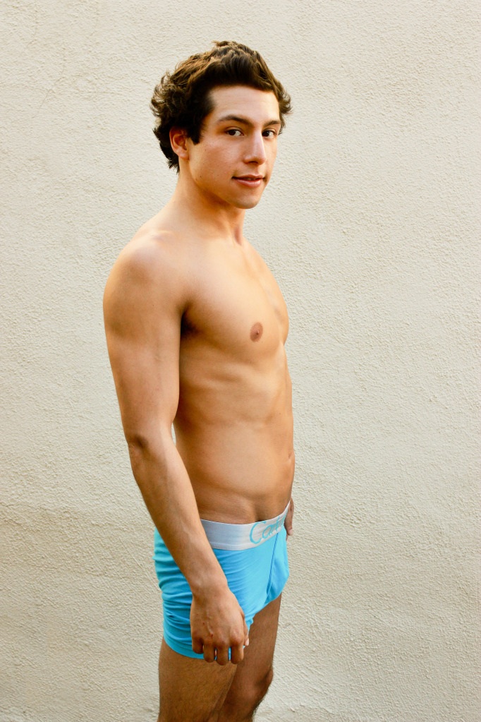 Male model photo shoot of Xander Lara in Thompson Hotel Beverly Hills