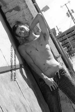 Male model photo shoot of rkeytech in Down Town Phoenix