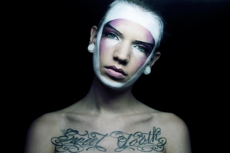 Female model photo shoot of Klemence Sweet Tooth in Paris