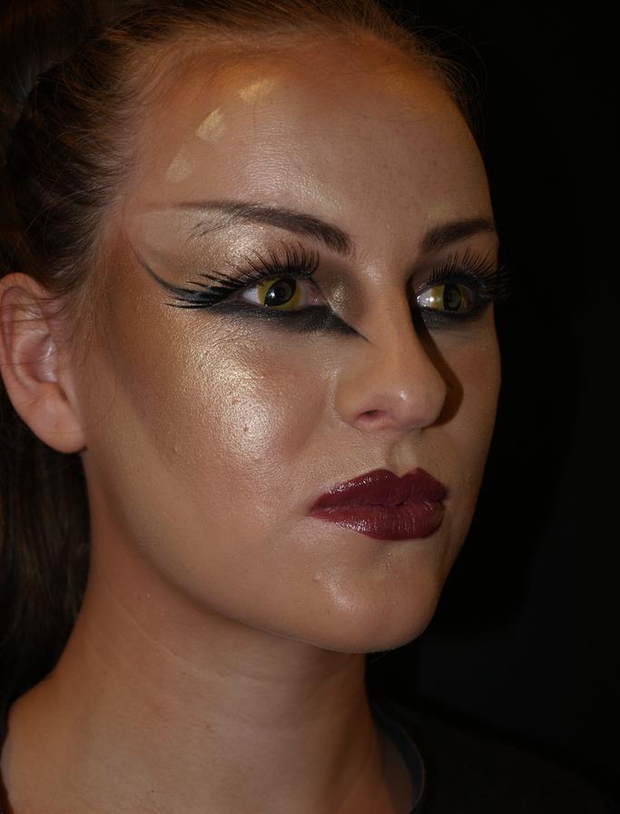 Female model photo shoot of EVS make-up