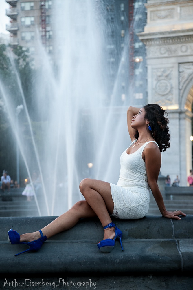 Male model photo shoot of NYCArthur in Washington Square Park  - New York City