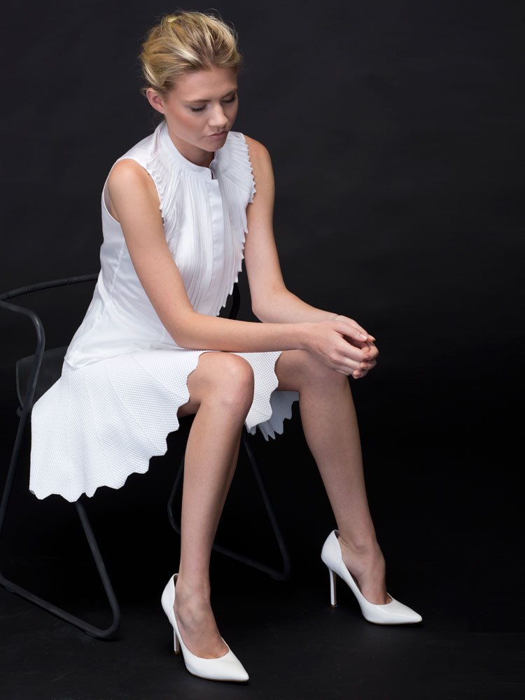 Female model photo shoot of Jenny B Davis by Ross Hailey in studio