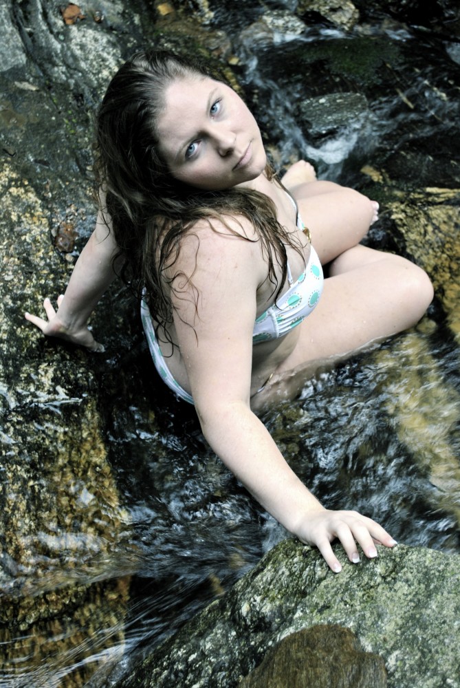 Female model photo shoot of Katlyn Michelle by joetay in Marion Falls