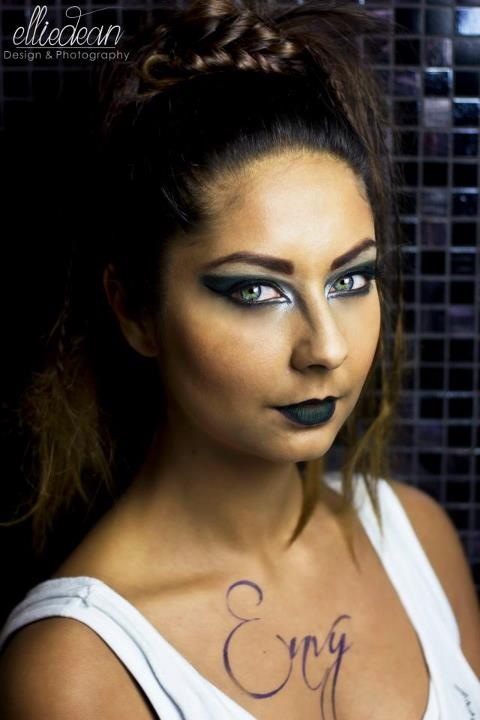 Female model photo shoot of Alexandra Maxitanis in Sin City Tattoos