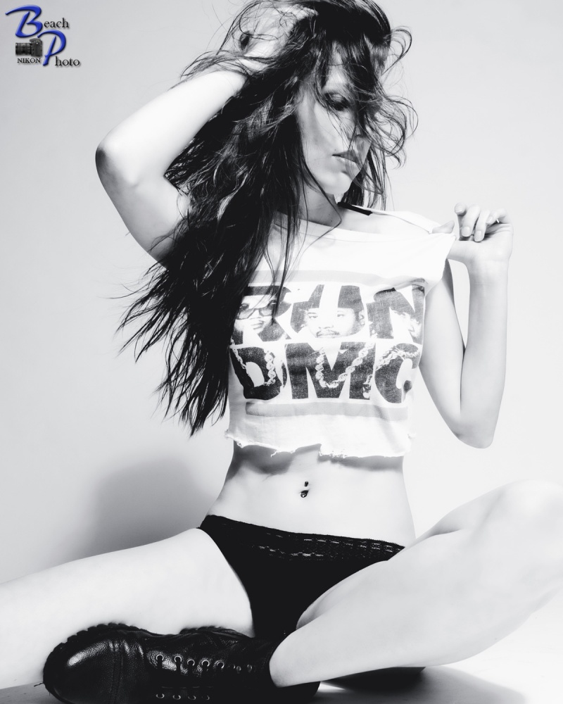 Female model photo shoot of Aubrey Alexandra by Beach Photo and Video
