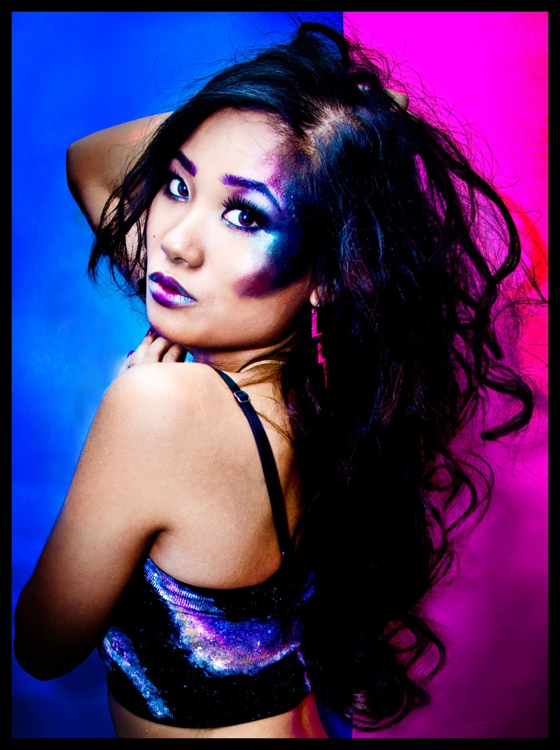 Female model photo shoot of chinitadigitalmedia, makeup by Helloxmary