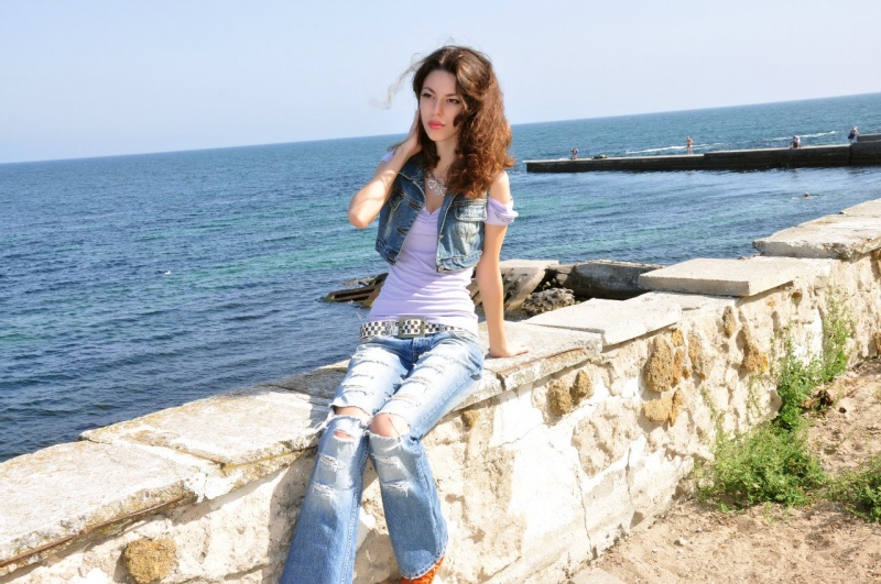 Female model photo shoot of AureliAnna in Odessa