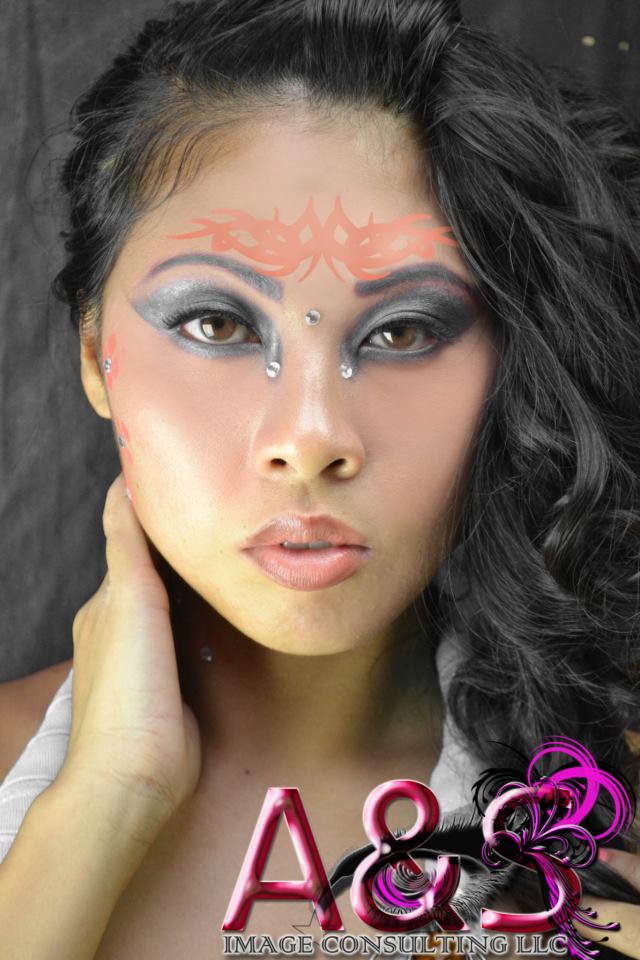 Female model photo shoot of Anna Phanhpathoun, makeup by Delilah Edge