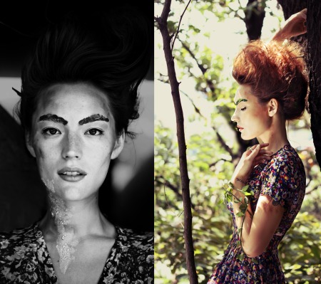Female model photo shoot of LightLove, makeup by Natalia Che