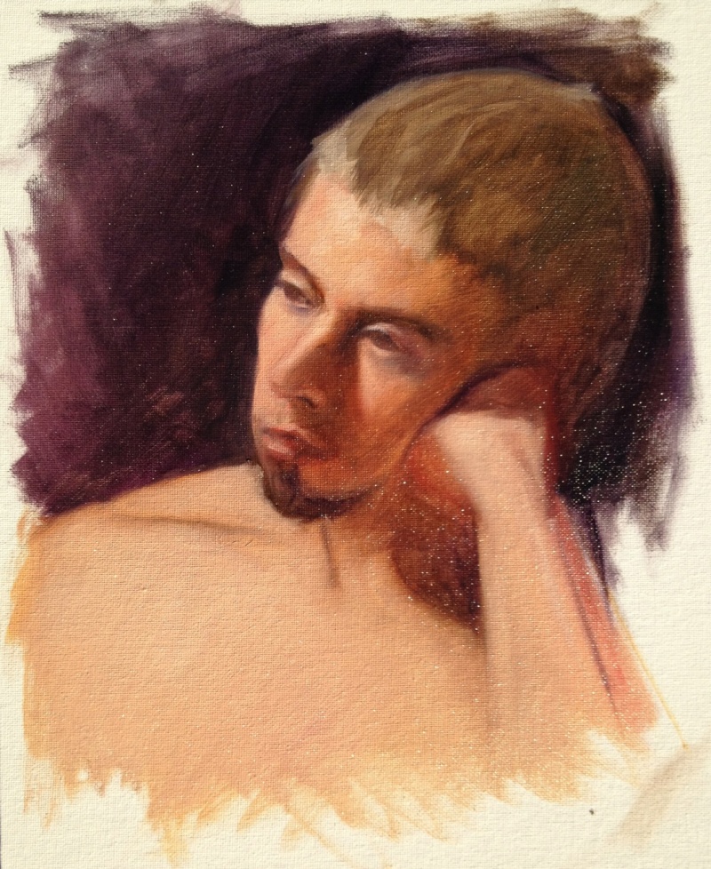 Male model photo shoot of Roaan in Gage Academy of Art