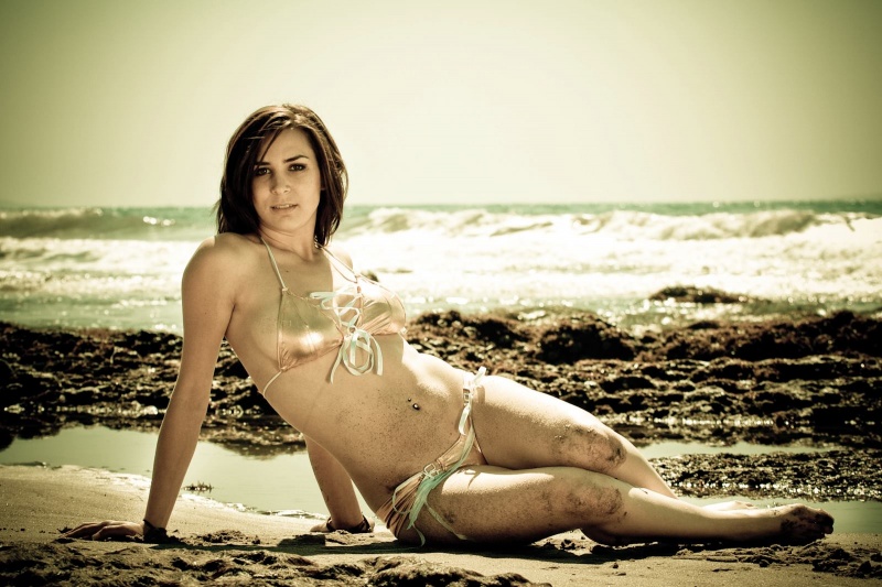 Female model photo shoot of Alina Mozer by deleted dont contact in Santa Barbara, CA