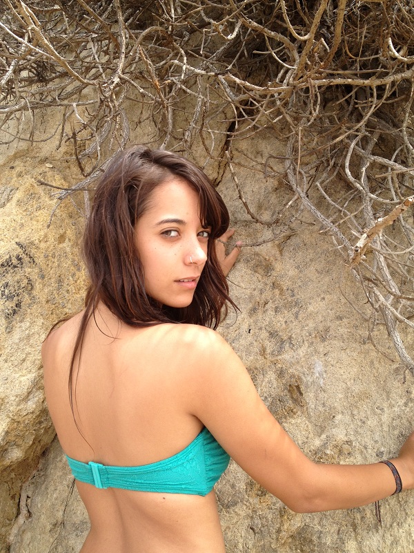 Female model photo shoot of Ashley Moskios in Matador beach