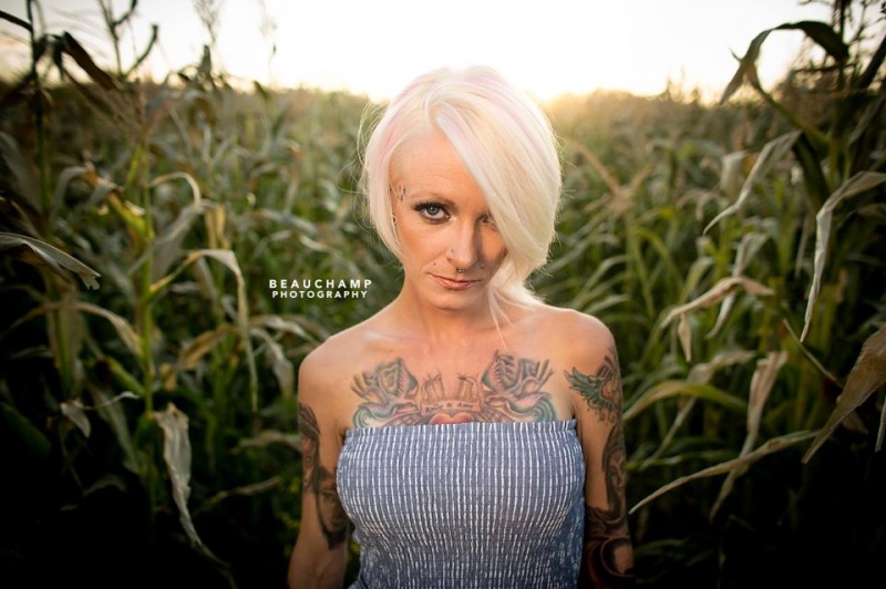 Female model photo shoot of Amy L Ray in Grande Prairie Corn Maze