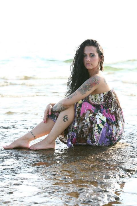 Female model photo shoot of Sarah Mclovins-Aspeck in sandbanks