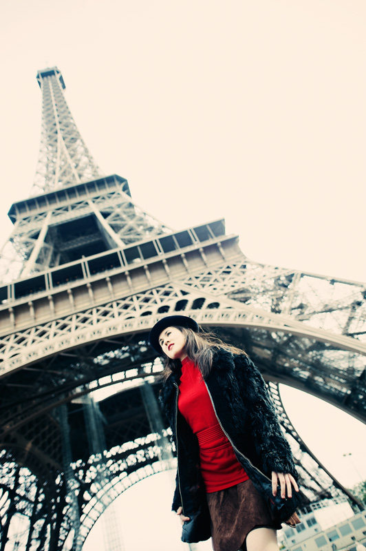 Female model photo shoot of Anne Le Monde and Rie in Paris, France