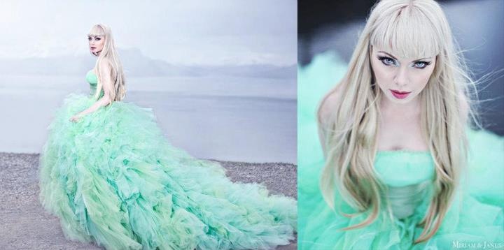 Female model photo shoot of Inspiration Faroe in The Faroe Islands
