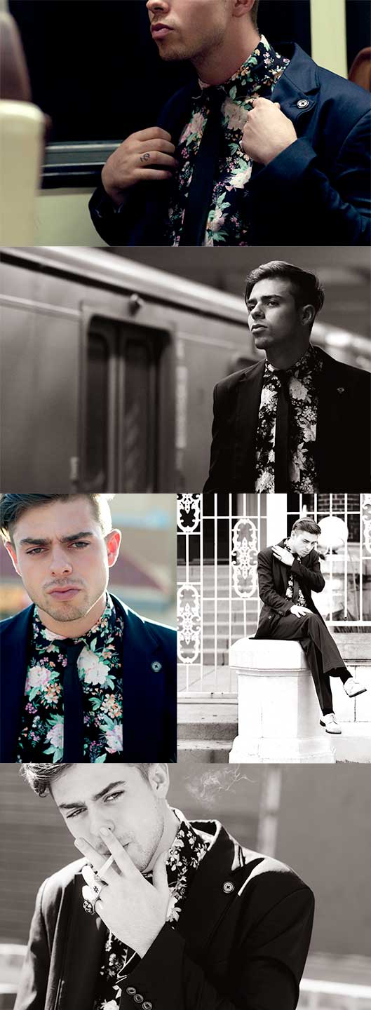 Female and Male model photo shoot of Olivia Bush and Joshua III in Los Angeles, CA, wardrobe styled by Joey Thao 
