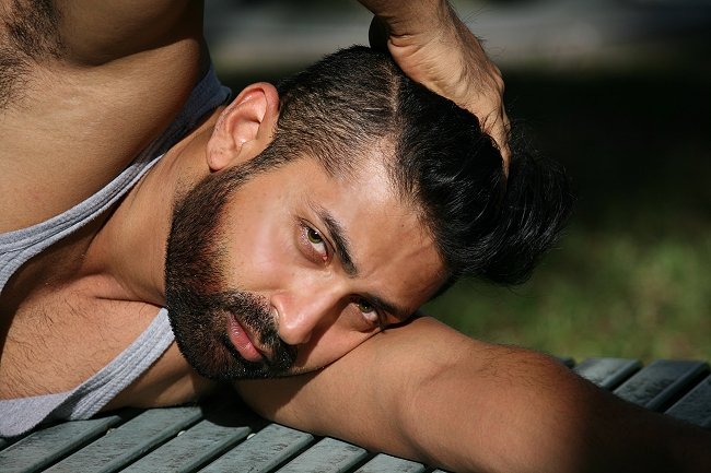 Male model photo shoot of Sam Khan by Mr Cruz