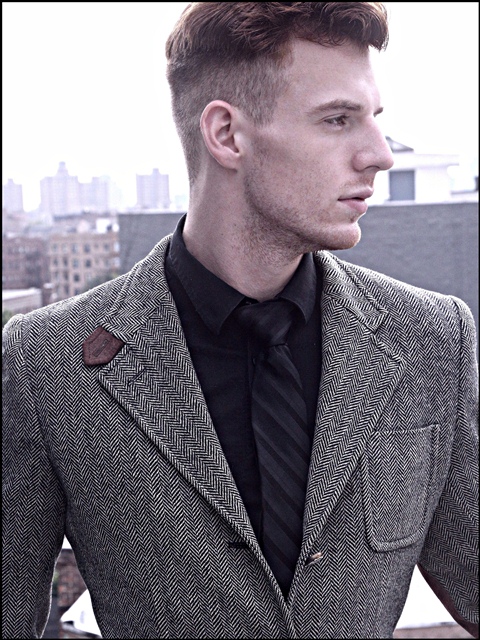 Male model photo shoot of Peter Parker Williams in New York, wardrobe styled by Kai Jankovic