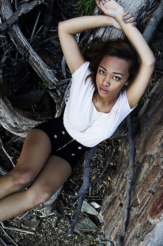 Female model photo shoot of Kelsey Danielle in Bouquet Canyon, California