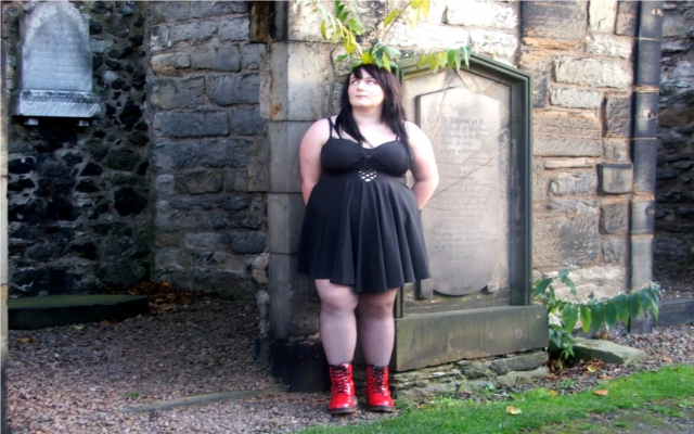 Female model photo shoot of LauraSinclairTog in Carlton Graveyard.