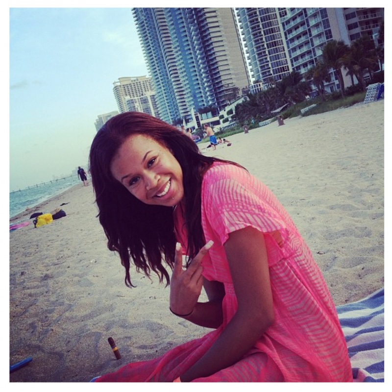Female model photo shoot of Breeah Janae in South Beach