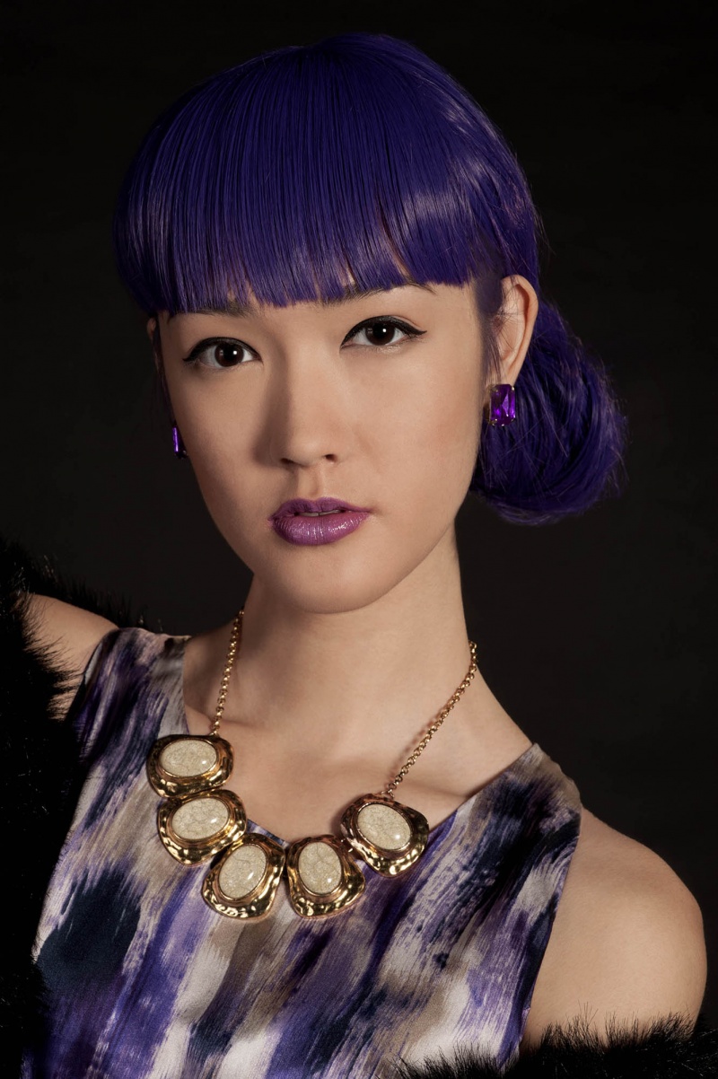 Female model photo shoot of RebeccaSeeJH, makeup by Tragedienne
