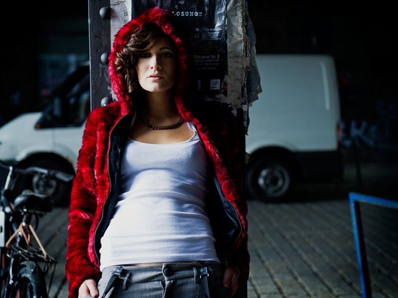 Female model photo shoot of Julia Peromarta in Berlin
