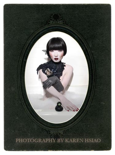 Female model photo shoot of Karen Hsiao Fine Art