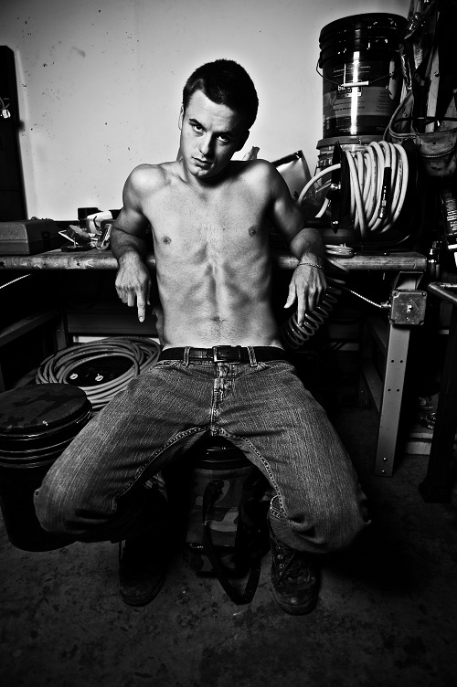 Male model photo shoot of EthanBiegger by Long Yau Photo
