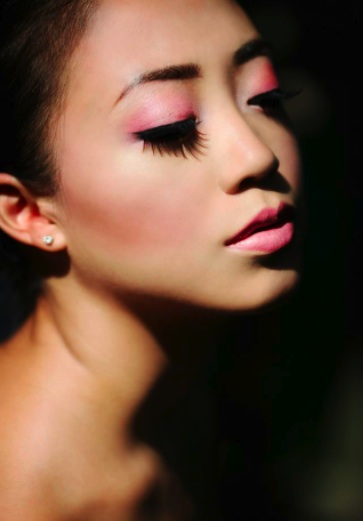 Female model photo shoot of Saiqa Makeup Artist