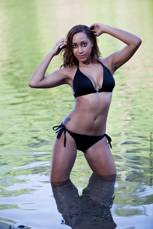 Female model photo shoot of Sharice S by Richard Keith  in American River