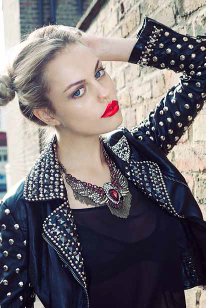 Female model photo shoot of Becca Ross by Natalia Salminen, clothing designed by Poppy4HBF 