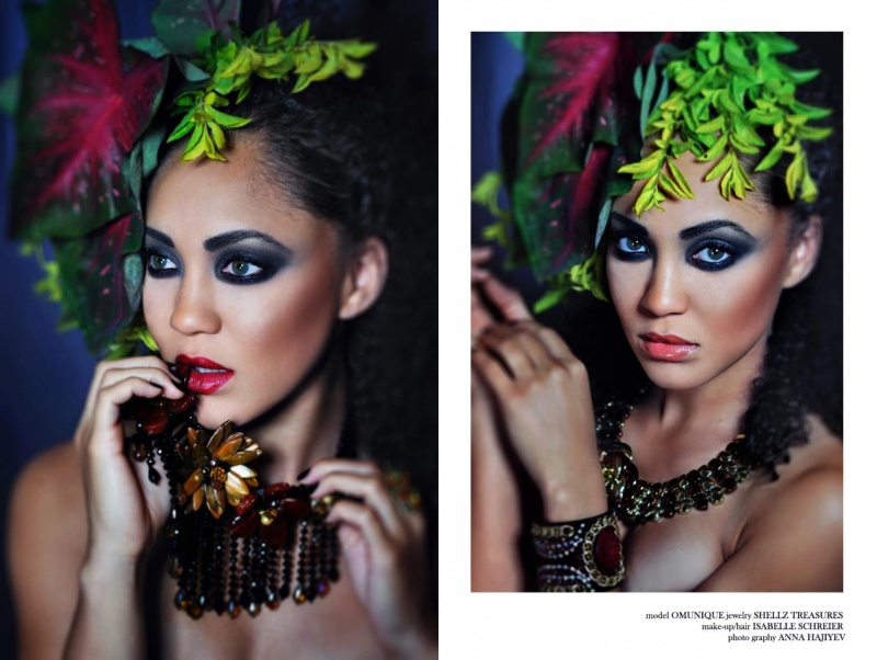 Female model photo shoot of Omunique Sorko-Ram by AnnaHajiyev Photography