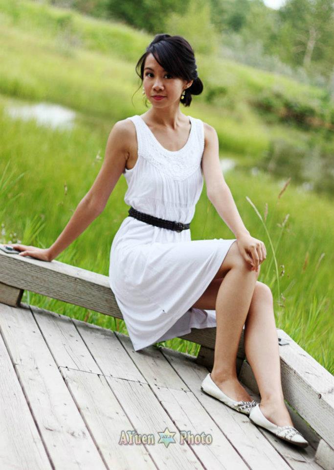 Female model photo shoot of Anica Dang by Anthony Yuen in Inglewood Bird Sanctuary, Calgary
