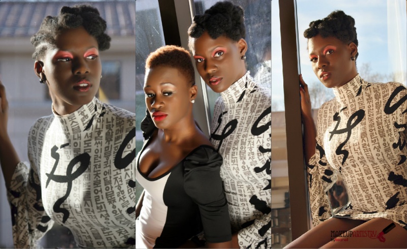 Female model photo shoot of MUA Rea, Natural Lepa  and Nyere Arinze by Leon Photo Werks