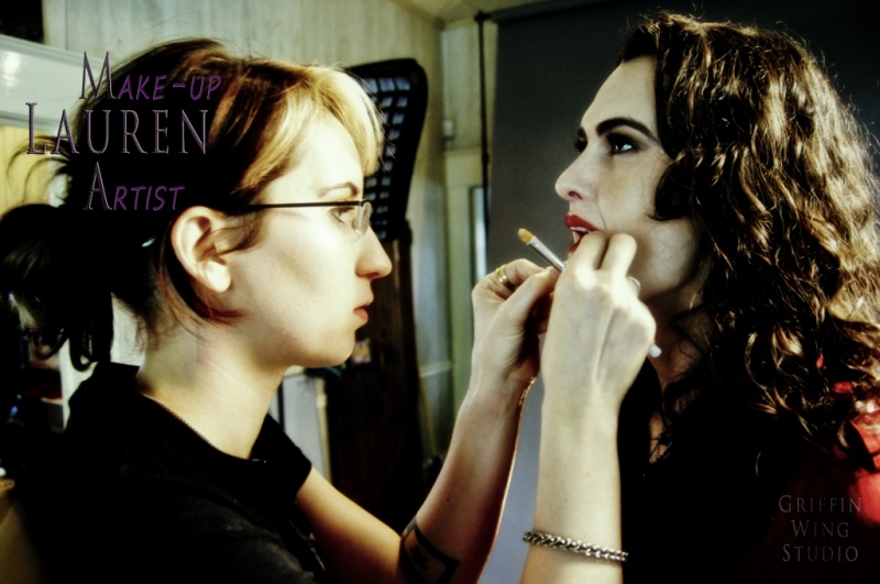 Female model photo shoot of Lauren Makeup and Hair Artist