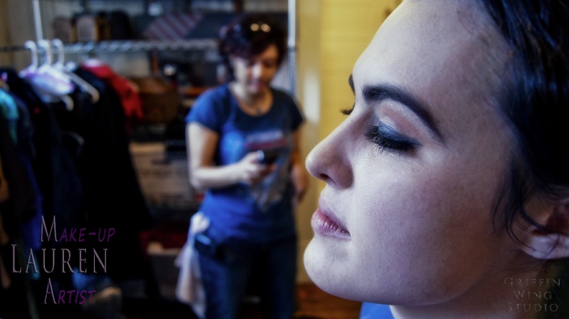 Female model photo shoot of Lauren Makeup and Hair Artist